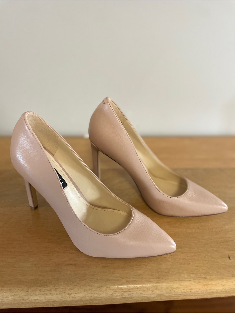 Nine West Nude Blush Pointed-Toe Stiletto Pumps